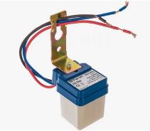 Фотореле 1300w 360 градусов IP44 белый/синий