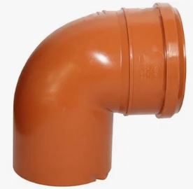 Угол канализационный 110х90* (рыжий)