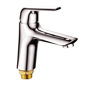 Смеситель для умывальника "POTATO" (хром)