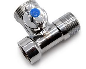 Шаровой кран для стиральных машин "Thermofix" (1/2*3/4*1/2)