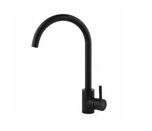 Смеситель для кухни с гибким изливом, черный матовый, Meal, Milardo, M01BL0FM05