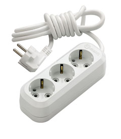 Удлинитель 3х5м с заземл. 16А IP20 Makel