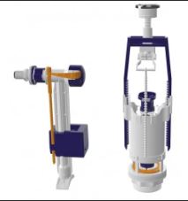 SA412-6 Выпускной механизм для смыв.бачка с клапаном бок.подачи 1/2 материал мембраны силикон (20)