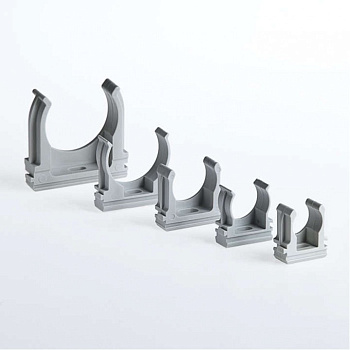 Клипса для трубы 25мм Рувинил