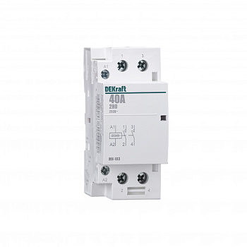 DEKraft Модульный контактор 2НО 40А 230В МК-103