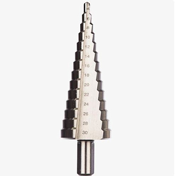 STAYER 4-30мм, 14 ступеней, сверло ступенчатое, сталь HSS