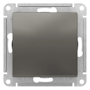 Systeme Electric AtlasDesign Сталь Выключатель 1-клавишный сх.1, 10АХ, механизм