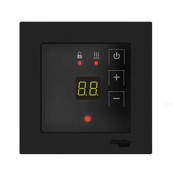 Терморегулятор ТР-09 Атлас дизайн черный