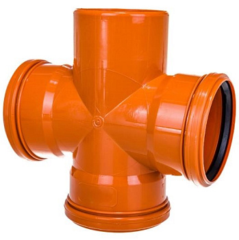 Крестовина канализационная "Россия" (наружная) (110х110х110х90°)	