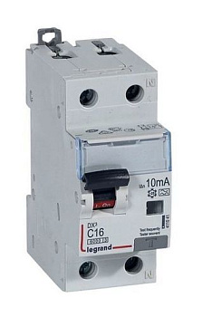 Выключатель автоматический дифференциального тока 1п+H 16А 30мА тип АС RX3 ДИФ