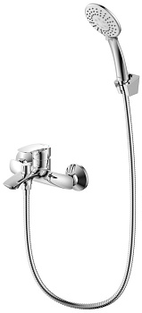 Смеситель для ванны, глянцевый хром, Rora, Milardo