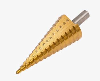 Спиральное ступенчатое сверло по металлу 4-32