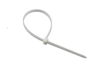 Хомут-стяжка кабельная нейлоновая 300x3.6 мм, белый, упаковка 100 шт.  Rexant