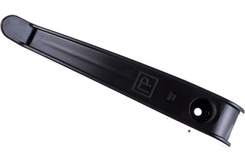 Держатель кабеля односторонний для прямого монтажа (1шт) черн. Промрукав