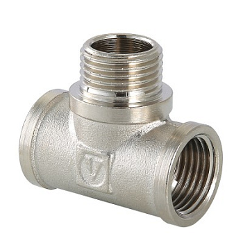 Тройник HLV 1/2" вн.нар.вн.рез металл