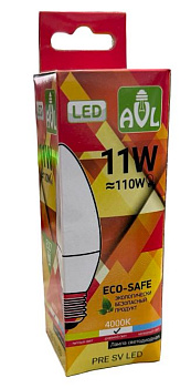 Лампа с/д PRE SV LED 11W 4K E27 