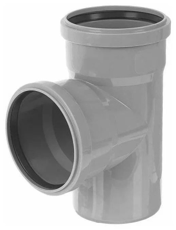 Тройник канализационный (110х90°)