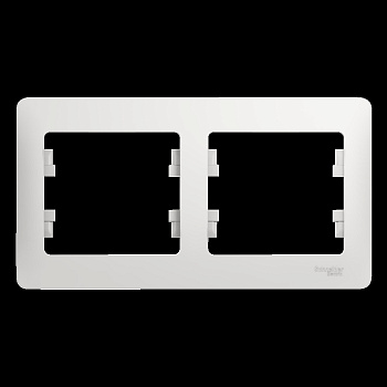 Systeme Electric Glossa Бел Рамка 2-ая, горизонтальная