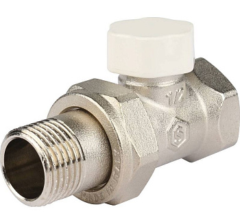 STOUT Клапан запорно-балансировочный, прямой 1/2" SVL-1176-000015