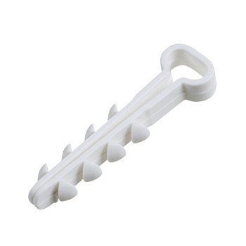 Дюбель-хомут 12х6 белый