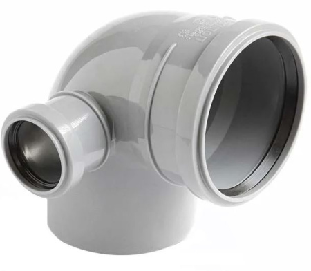 Отвод канализационный (левый) (110х110х50х90°)