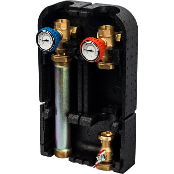 STOUT Насосная группа с прямым контуром 1" без насоса в теплоизоляции