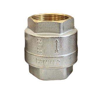 ROMMER 11/4 Клапан обратный пружинный муфтовый с металлическим седлом