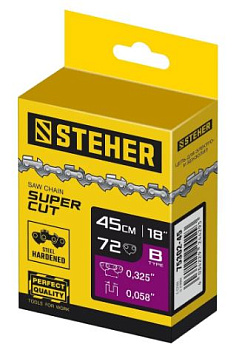 STEHER type B шаг 0.325" паз 1.5 мм 72 звена цепь для бензопил