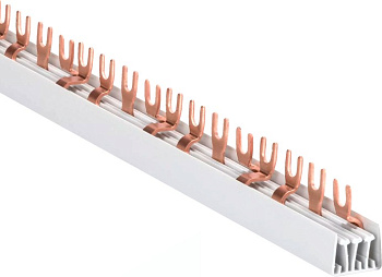 Шина соединительная типа FORK 3п 63А (дл.1м) (R) CHINT