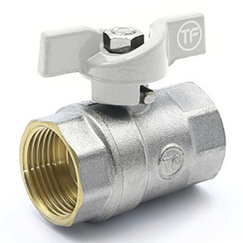 Шаровой кран "Thermofix серия 1 000" (15 Б м/м) (БЕЛАЯ РУЧКА 1015.04W)