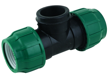 Тройник вн./рез. ПНД "POELSAN" (25х3/4")