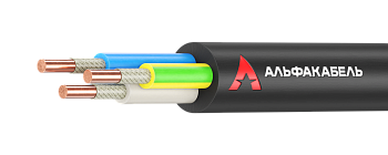 Кабель силовой медный ВВГнг(А)-LS 3х10 АЛЬФАКАБЕЛЬ ГОСТ