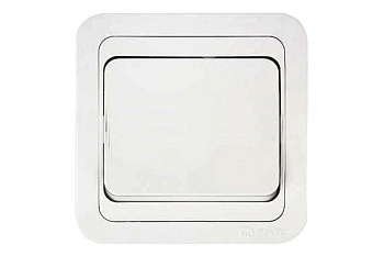 Выключатель 1-кл. СП Mimoza 10А IP20 бел./бел. Makel 