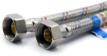 Подводка гибкая для воды "TF - BLUE" (1/2"х0.3 г/г)