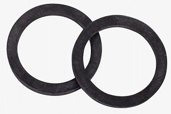 Прокладка газового счётчика, в Тр1.1/4" (dy32), резина чёрная (рубленная)