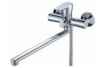 FAB7-A020, смеситель для ванны поворотный девиатор в корпусе