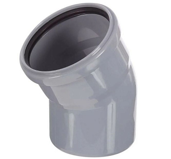 Отвод канализационный "Россия" (110х30°)