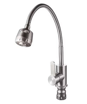 Смеситель для кухни ( нерж.сталь)  РМС