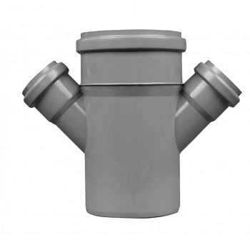 Крестовина канализационная "Россия" (110х50х50х45°)