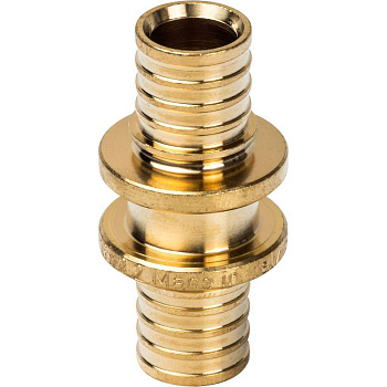 STOUT Муфта соединительная равнопроходная 16 для труб из сшитого полиэтилена аксиальный