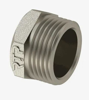 Заглушка RTP 15 (никель) наружная резьба