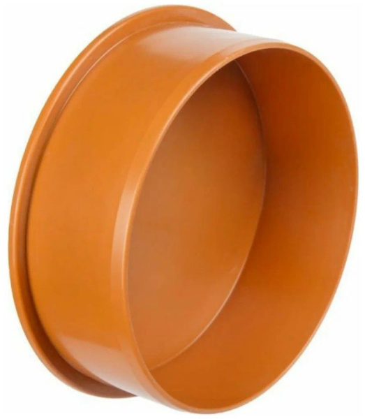 Заглушка Канализация 110 Универсал (рыжая)