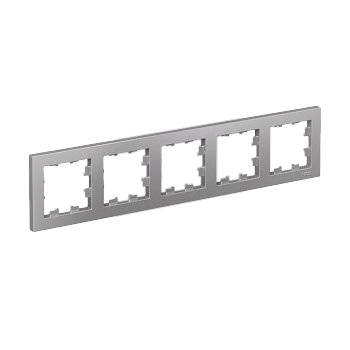 Systeme Electric AtlasDesign Алюминий Рамка 5-ая, универсальная