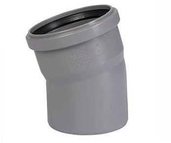 Отвод канализационный "Россия" (110х15°)