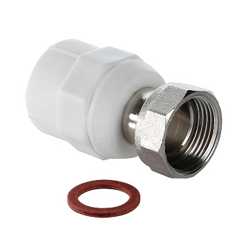 Муфта с накидной гайкой 20х1/2 внут. рез. VALTEC