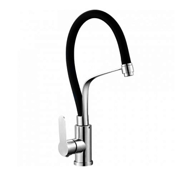  Смеситель для кухни гибкий излив  Zegor