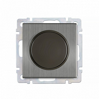 Светорегулятор (диммер) 600W серый никель "Нептун"