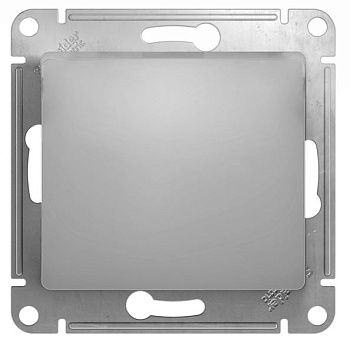 Systeme Electric Glossa Алюминий Переключатель 1-клавишный, сх.6, 10АХ