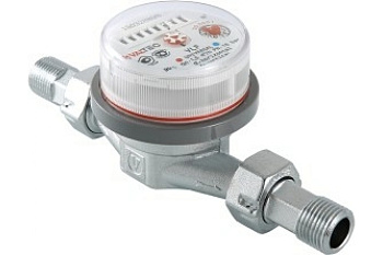 Счетчик унив., квартирный, до +90^С, 1,5м3, 1/2", 110мм