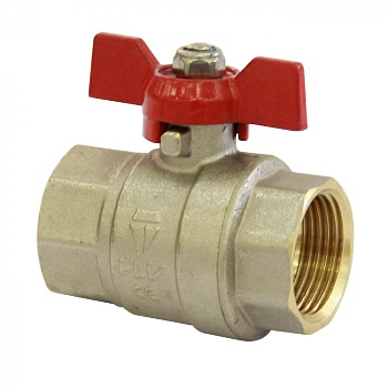 КРАН шар HLV- Optima вн/вн  3/4 бабочка